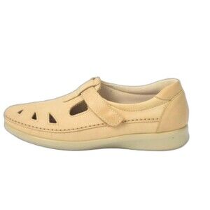 SAS Tripad Comfort Tan Walking Shoe Hook and Loop Closure Size 8.5